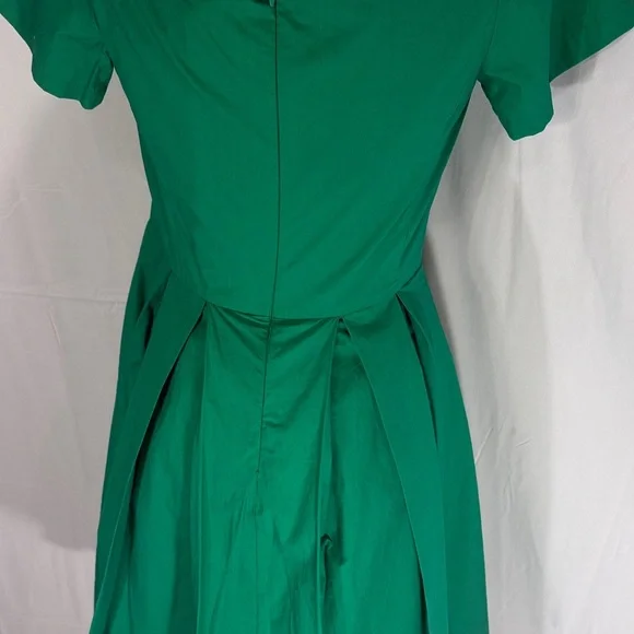 Maeve Asymmetrical Ruffle Wrap Dress Ruffle Wrap/Zip Dress Kelly Green Sz 2  NWT - joarbit.com